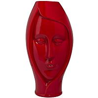 ваза голова женщины бордовая 19,5х16,5х37,5 см в Брянске