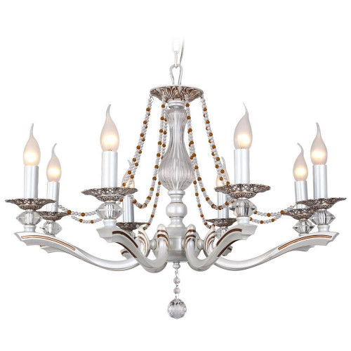 подвесная люстра idlamp eloisa 259/8-whiteplatina в Брянске