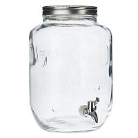 банка glass с крышкой и краном прозрачная в Брянске