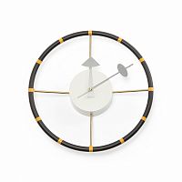 часы steering wheel настенные черный+желтый/black+yellow в Брянске