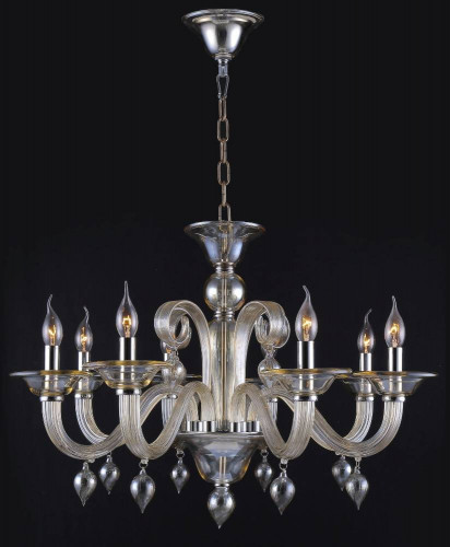 подвесная люстра crystal lux caetano sp8 бежевая в Брянске