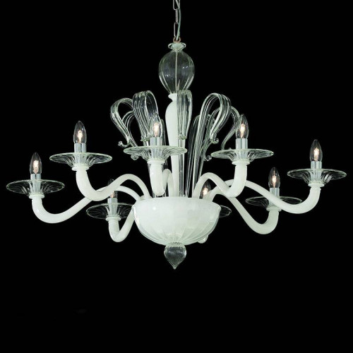 подвесная люстра ideal lux sogno sp8 bianco в Брянске
