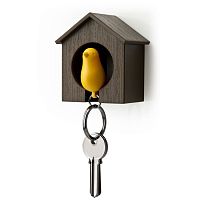 держатель+брелок для ключей sparrow коричневый-желтый в Брянске
