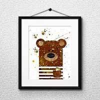 постер bear а4 в Брянске