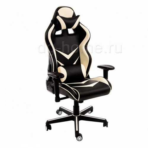 кресло компьютерное racer черное-бежевое в Брянске