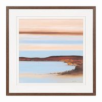 постер sunrise on the shore разноцветный в Брянске