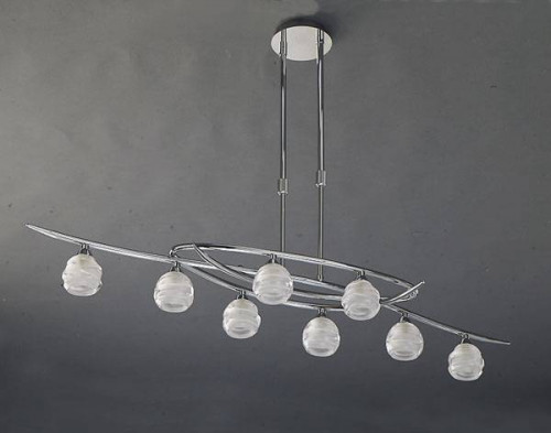 подвесная люстра mantra loop chrome 1800 в Брянске