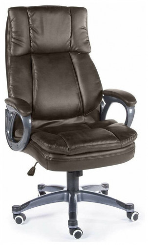 кресло для руководителя norden chairs мэдисон, обивка: искусственная кожа, цвет: экокожа темно-коричневая в Брянске