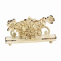 подставка для визиток pewter flower белая в Брянске