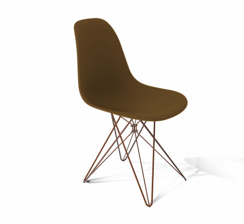стул dsr коричневый s50 (eames style) в Брянске