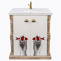 тумба с раковиной океан снег fornasetti в Брянске