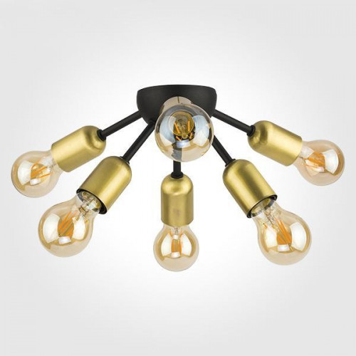 потолочная люстра tk lighting 1467 estrella black в Брянске