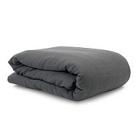 пододеяльник изо льна темно-серого цвета essential 200х200 в Брянске