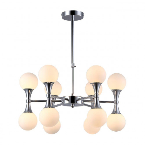 подвесная люстра arte lamp a9162lm-12cc белая в Брянске
