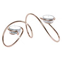 подсвечник медный для чайных свечей t-loop, 19,5 см в Брянске