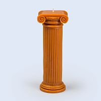 свеча высокая оранжевая hestia column в Брянске
