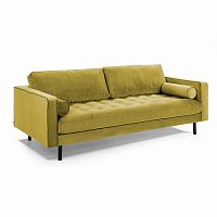 диван bogart sofa 3 трехместный темно-желтый от la forma (ex julia grup) в Брянске