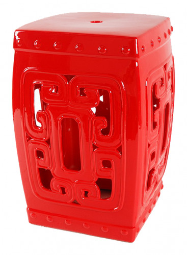 керамический столик-табурет oriental stool red в Брянске