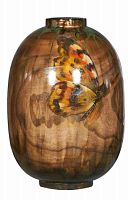 ваза настольная fresco brown butterfly в Брянске