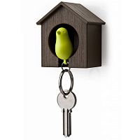 держатель+брелок для ключей sparrow коричневый-зеленый в Брянске