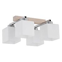 потолочная люстра tk lighting 282 toni 4 бежевая в Брянске