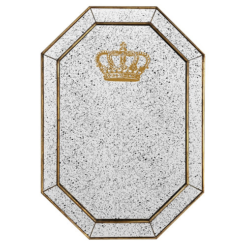 зеркало состаренное восьмиугольное с короной crown в Брянске