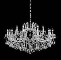 подвесная люстра crystal lux hollywood sp12+6 chrome хром в Брянске