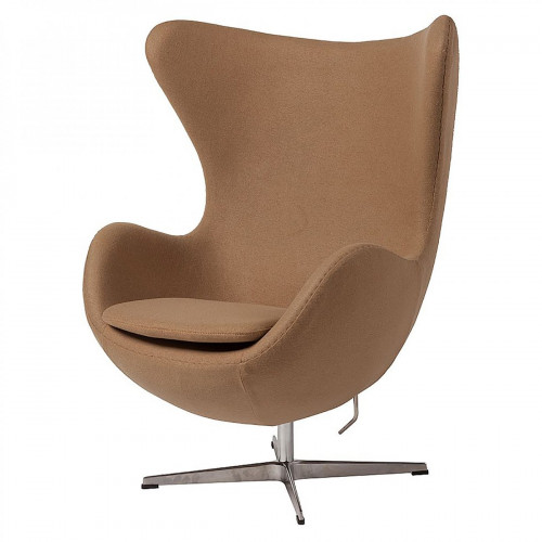 кресло egg chair темно-бежевое в Брянске