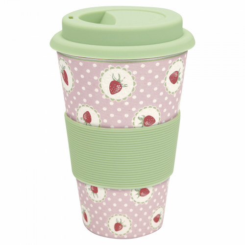 кружка на вынос strawberry pale pink в Брянске