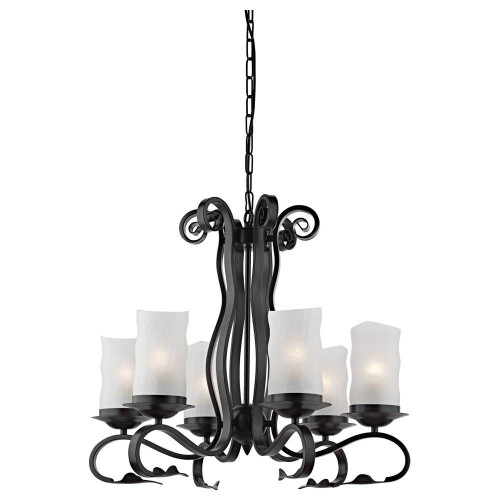 подвесная люстра arte lamp scroll a7915lm-6bk в Брянске