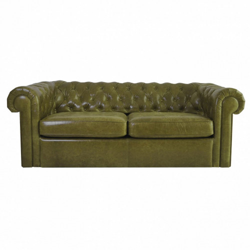 диван chesterfield двухместный прямой оливковый в Брянске