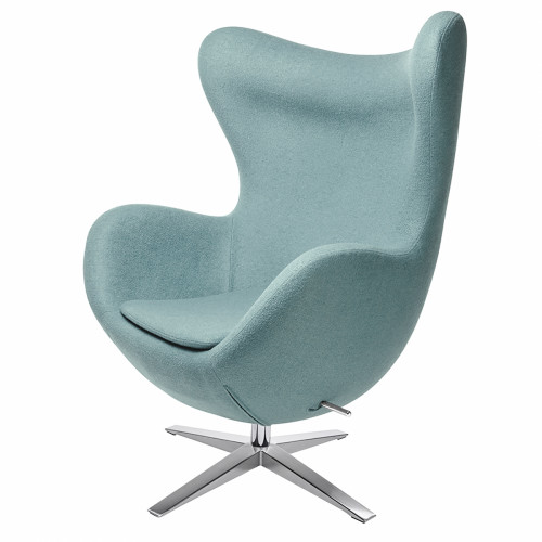 кресло egg chair светло-голубое в Брянске