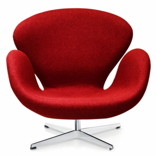 кресло swan chair темно-красное в Брянске