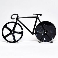 нож для пиццы из нержавеющей стали the fixie, черный мрамор в Брянске