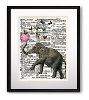 постер elephant and balloon а3 в Брянске
