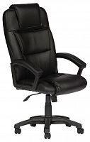 компьютерное кресло tetchair бергамо (крестовина пластик, обивка кож/зам) для руководителя в Брянске
