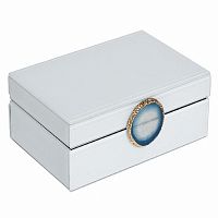 шкатулка для украшений белая 20x7,5x14 см в Брянске