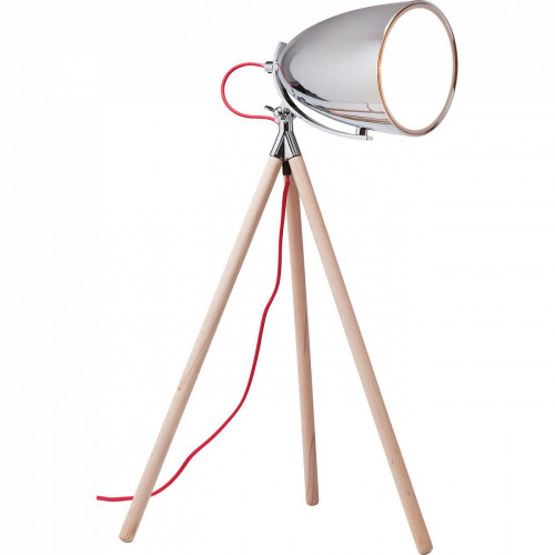 лампа настольная chromatic tripod на деревянном штативе в Брянске