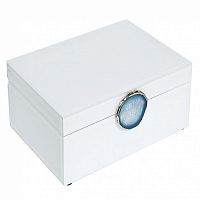 шкатулка для украшений белая 28x10x20 см в Брянске