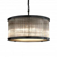 люстра essex crystal 68 черное основание, прозрачное стекло черное основание, прозрачное стекло в Брянске