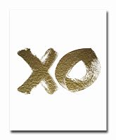 постер xo золотой a4 в Брянске