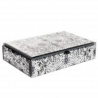 шкатулка для украшений кобра серая 23x15x5 см в Брянске