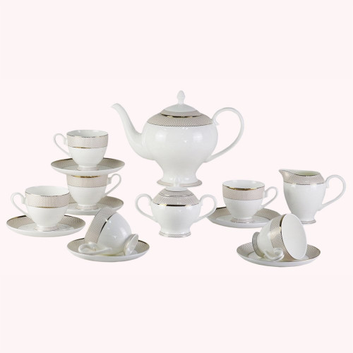 чайный сервиз bianko 17 pcs tea set в Брянске
