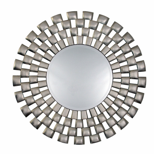 зеркало серебряное круглое большое в геометрической раме laviana в Брянске