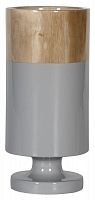 ваза настольная rustic chic tube wood grey в Брянске
