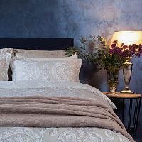 комплект постельного белья decoflux сатин семейный victoria ivory в Брянске