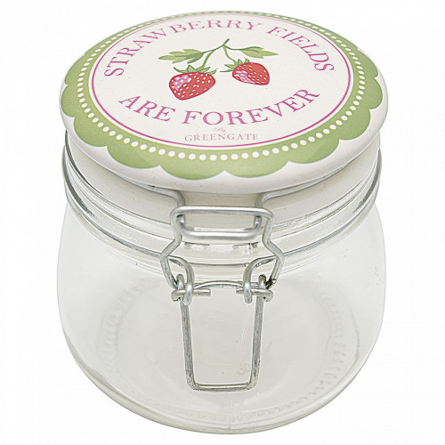 банка стеклянная strawberry pale green в Брянске