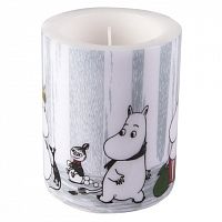 свеча большая moomin зимнее путешествие, 8 см в Брянске