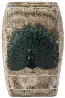 керамический столик-табурет garden stool с павлином в Брянске