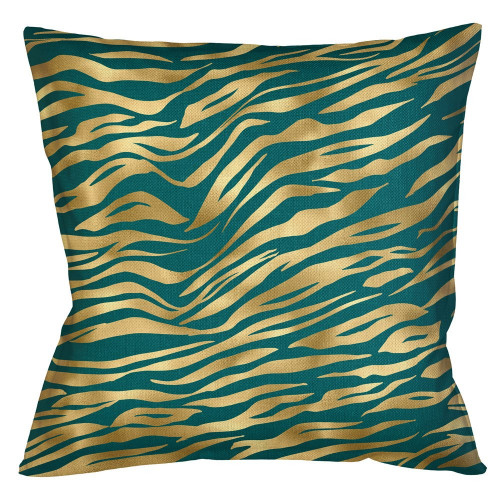 интерьерная подушка «зебра» (изумруд) в Брянске